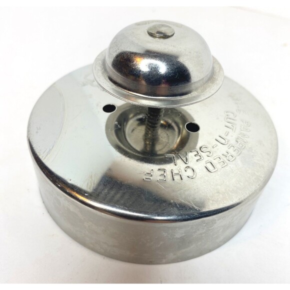 Pampered Chef Stainless Cut n Seal 3.5 Biscuit Pastry Cutter Crimper Tool Gadget - Picture 1 of 6